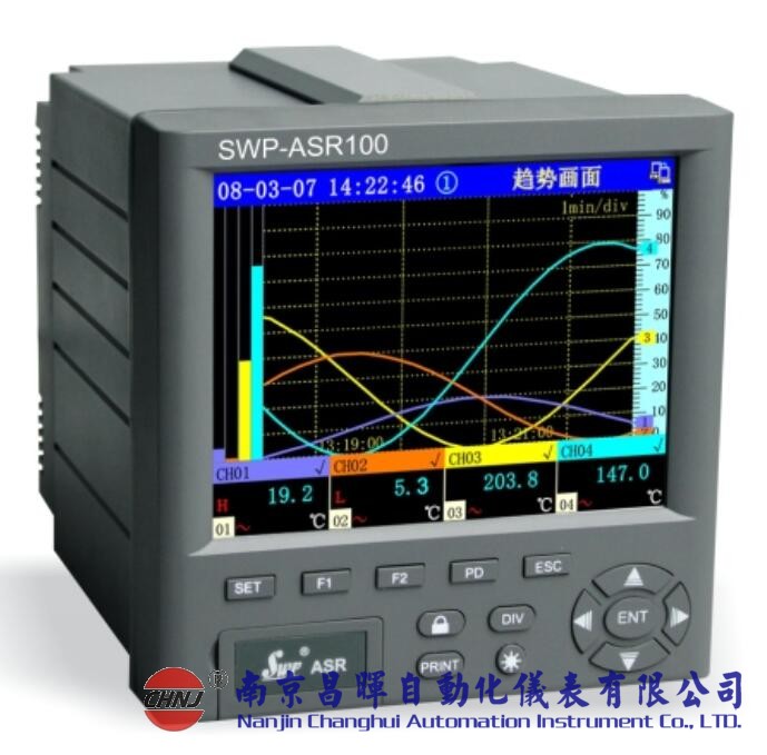 SWP-ASR116-1-0/C3/U昌暉彩色無紙記錄儀--南京昌暉